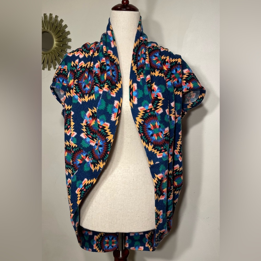 Blue Rain, Multicolor Sweater, Size Small